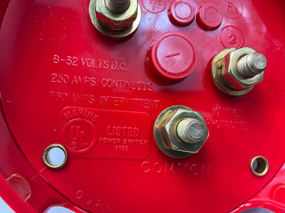 Seachoice 11501 Red Plastic 50V 2/All/1/Off Battery Selector Switch One Size