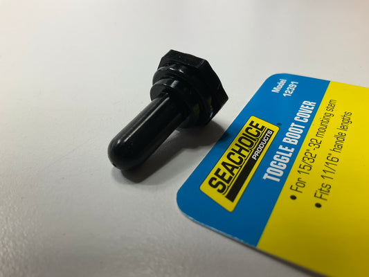 Seachoice 12391 12V Toggle Switch Boot Seal Cover For 15/32'' -32 Mounting Stem