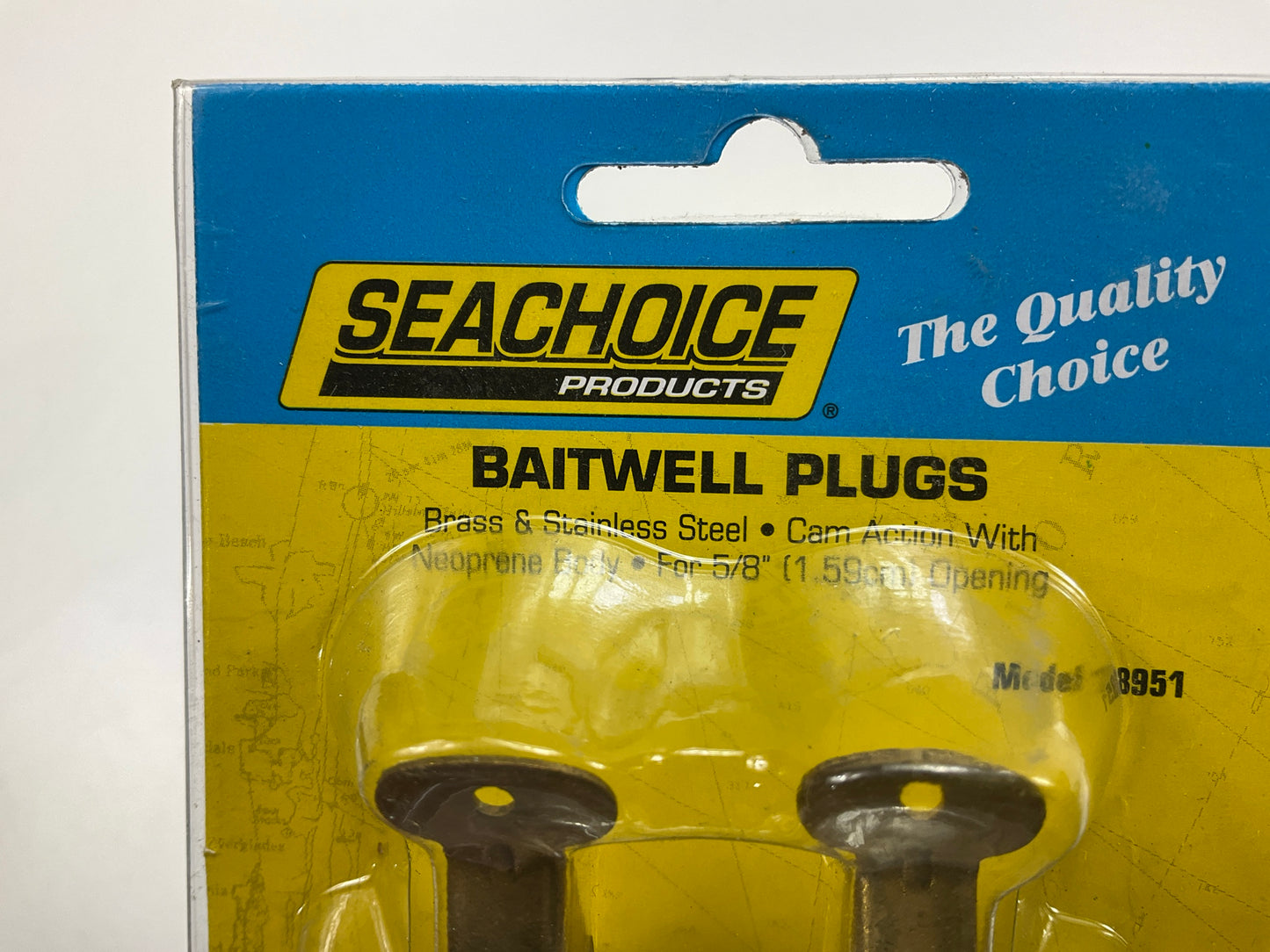 2/Pack - Seachoice 18951 5/8'' Deck, Livewell And Baitwell Drain Plugs For Boats