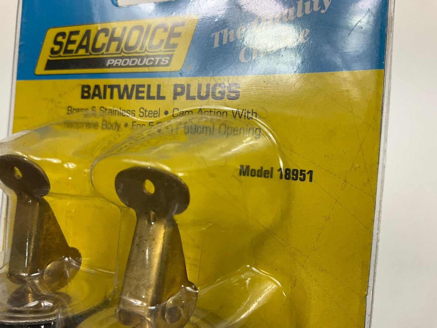 2/Pack - Seachoice 18951 5/8'' Deck, Livewell And Baitwell Drain Plugs For Boats