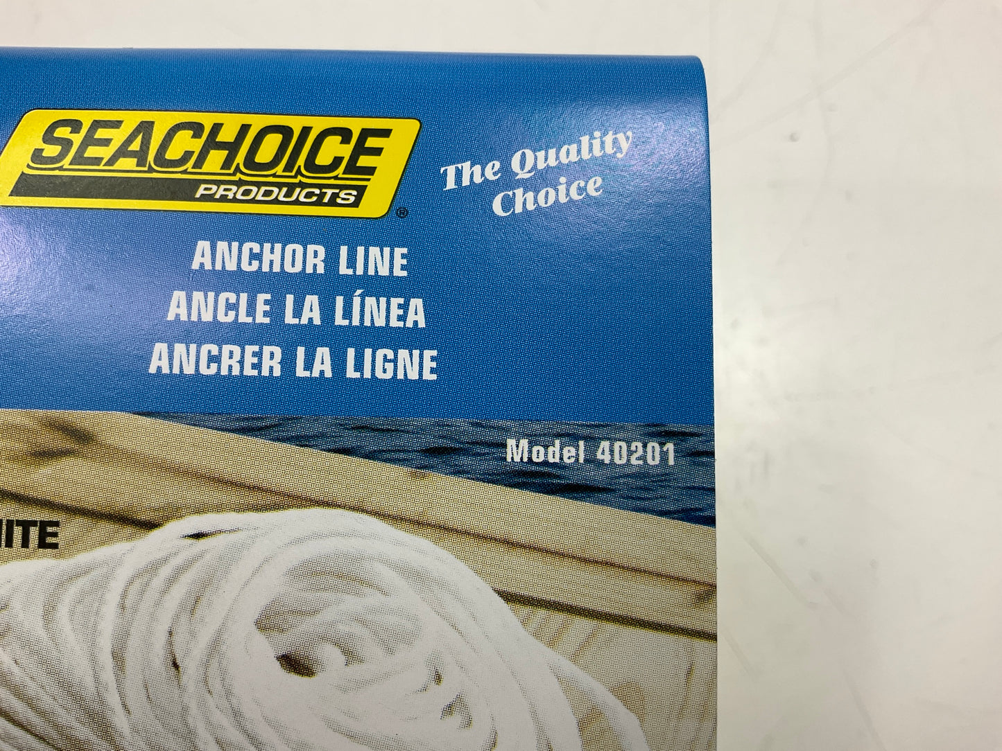 1/4 Inch X 50 Feet Hollow Braid Polypropylene Anchor Line With Hook For Boats