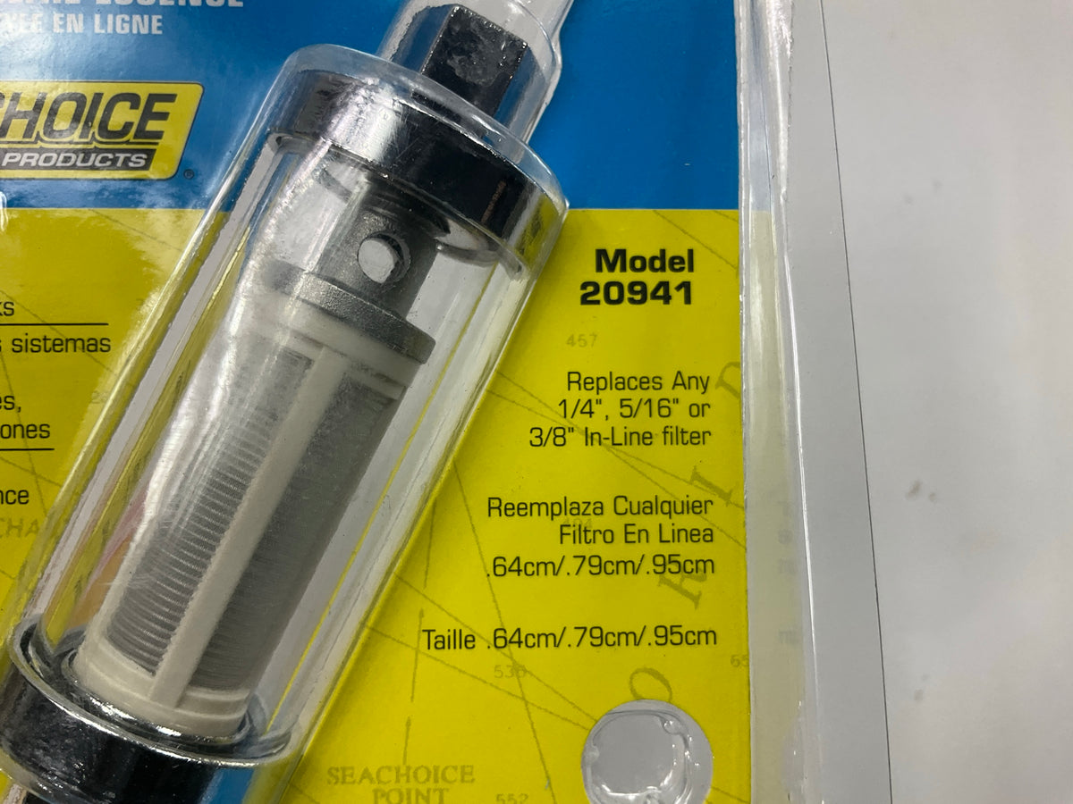 Seachoice 50-20941 Universal Marine In-Line Fuel Filter