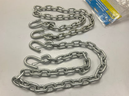 OPEN BOX (2) Seachoice 51271 Trailer Safety Chain, Galvanized Steel - 7/32''X 36''