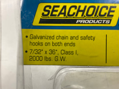OPEN BOX (2) Seachoice 51271 Trailer Safety Chain, Galvanized Steel - 7/32''X 36''