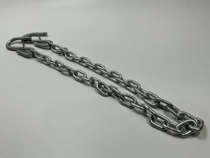 Seachoice Trailer Safety Chain, Galvanized Steel - 7/32'' X 36'', Larger Hook