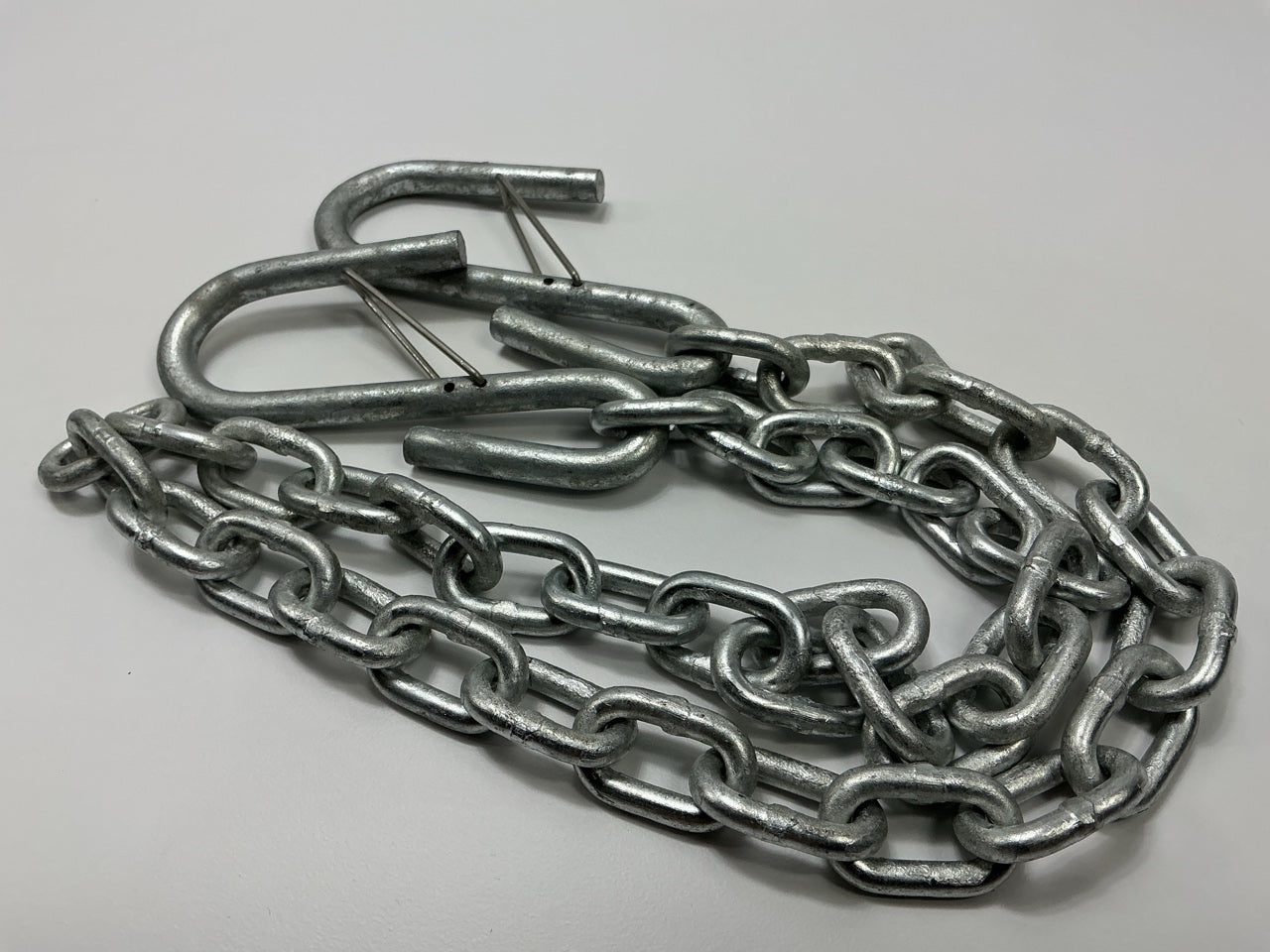 Seachoice Trailer Safety Chain, Galvanized Steel - 7/32'' X 36'', Larger Hook