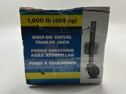 Seachoice 52021 Marine Boat Trailer Bolt On Swivel Trailer Jack, 1000 Lbs