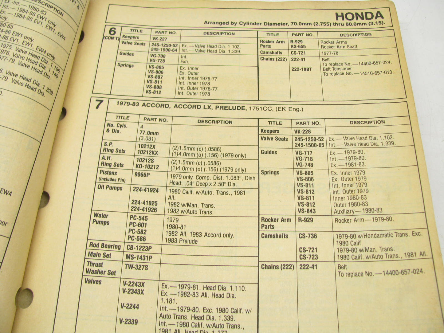 Sealed Power 194-R87 Replacement Parts Catalog For Import Vehicles - 386 Pages