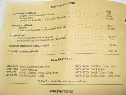 Sealed Power 204-R90 Engine And Transmission Mount Catalog - 144 Pages