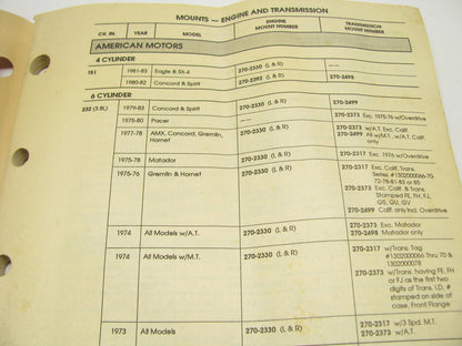 Sealed Power 204-R90 Engine And Transmission Mount Catalog - 144 Pages