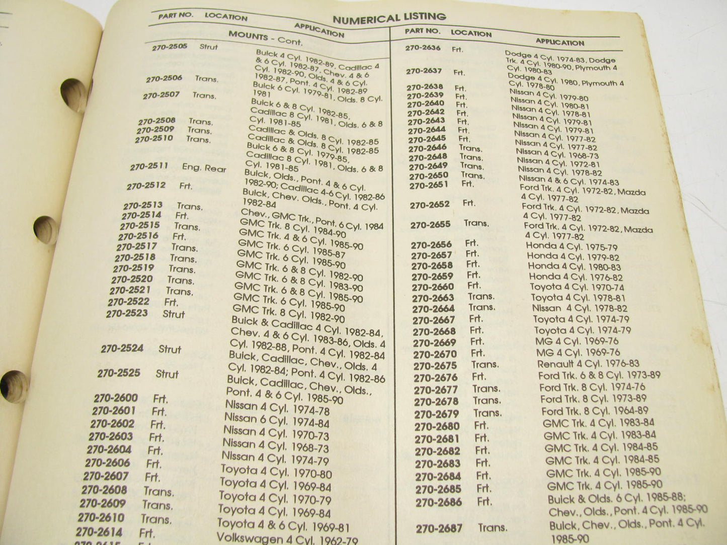 Sealed Power 204-R90 Engine And Transmission Mount Catalog - 144 Pages