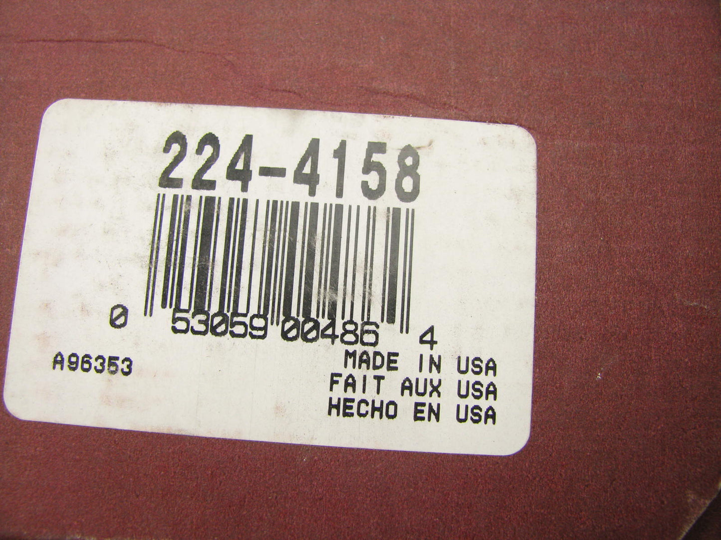 Sealed Power 224-4158 Engine Oil Pump - 1977-1979 Pontiac Chevy Olds 2.5L