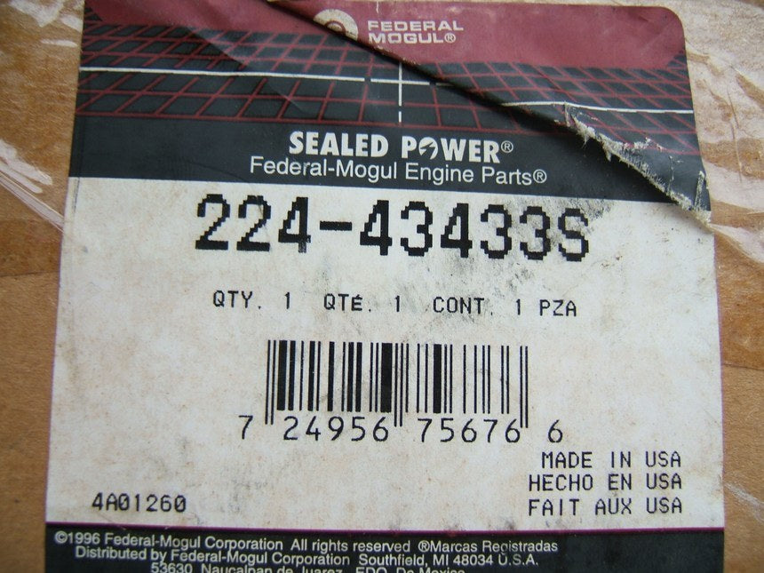 Sealed Power 224-43433S Engine Oil Pump - 1982-1990 CADILLAC 4.1L 4.5L V8