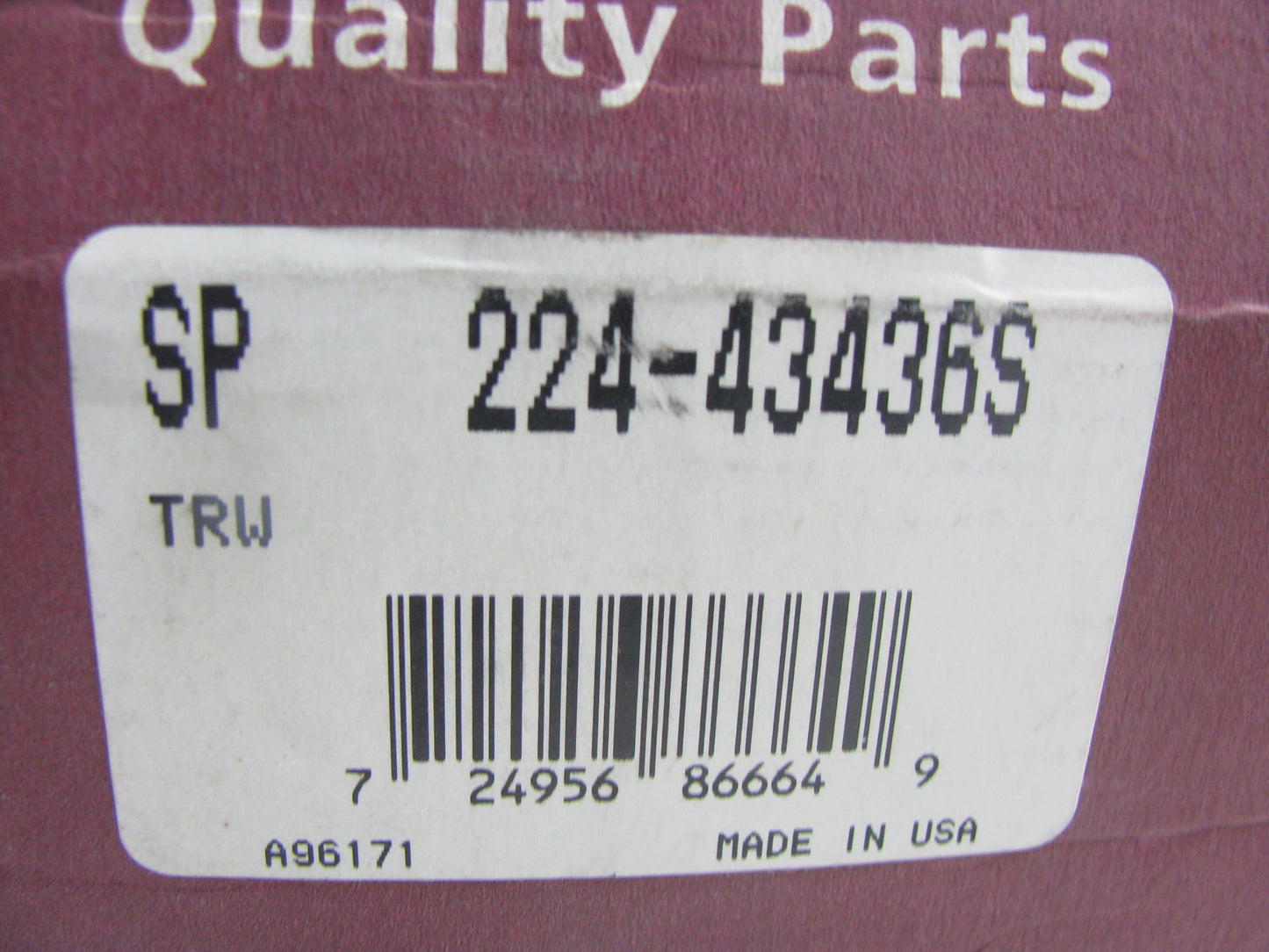 Sealed Power 224-43436S Engine Oil Pump For 1972-1977 Mazda 1.6L