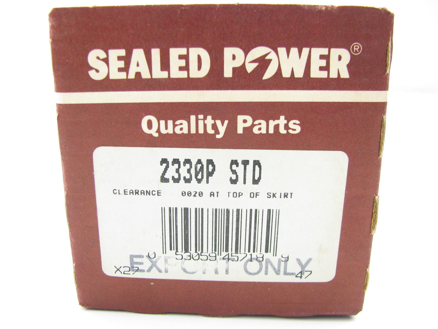 (4) Sealed Power 2330P Engine Pistons - Standard Size Continental F135 F4135 135