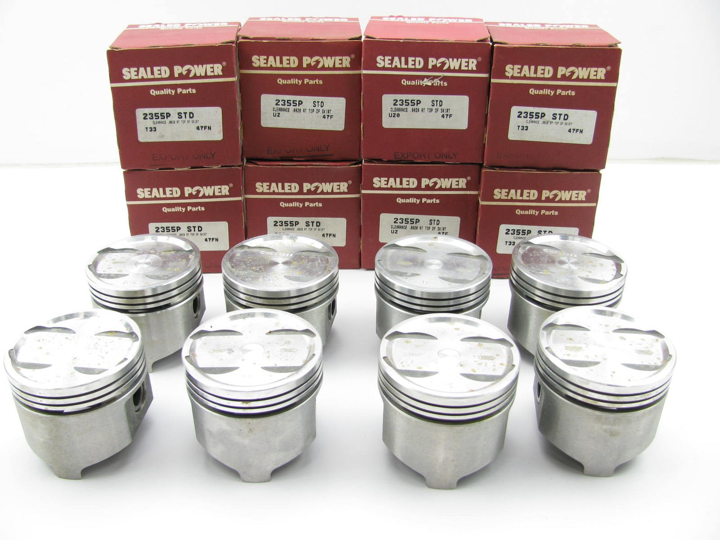 (8) Sealed Power 2355P Engine Piston - Standard 1970-1979 AMC 304 5.0L-V8