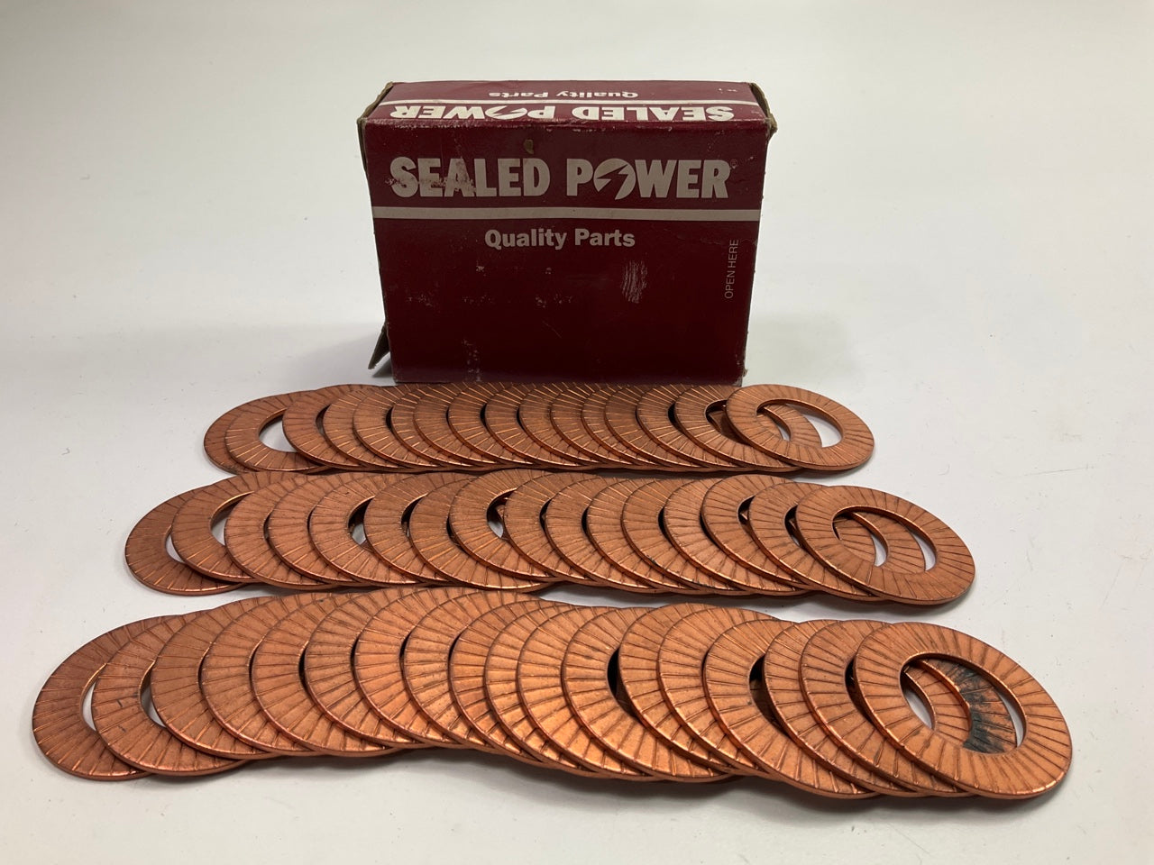 (50) Sealed Power 259-404A Engine Valve Spring Shim, .060''