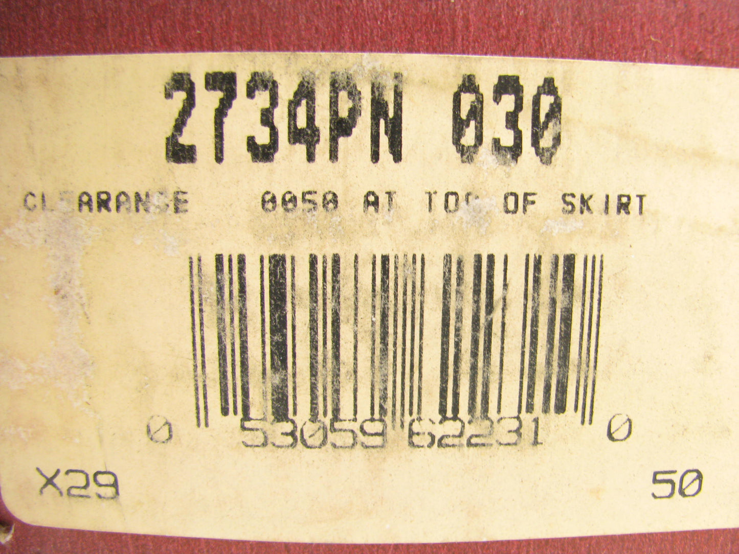 Sealed Power 2734PN .030 Piston IHC NAVISTAR V549 VS549 International 9.0L TRUCK