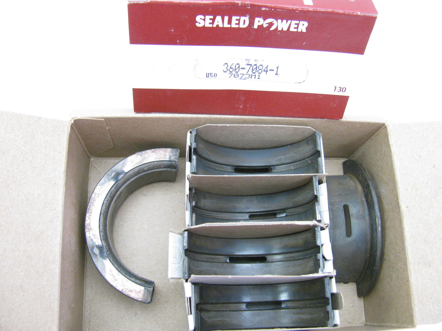 S. Power 0.001'' Performance HALF-GROOVE Main Bearing Set - Ford 302 Small Block