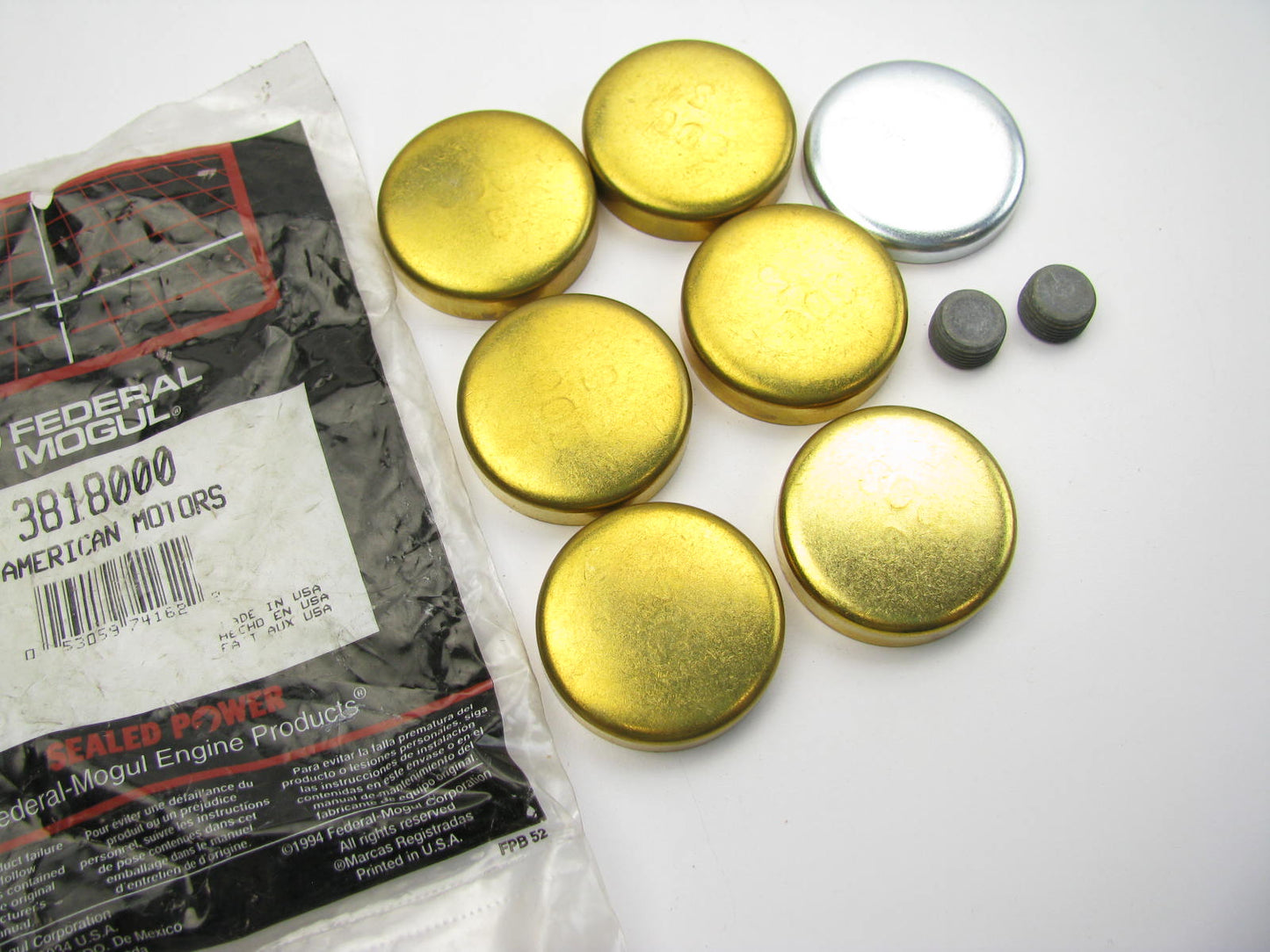 Sealed Power 3818000 Freeze Expansion Plugs For 1958-88 AMC 196 199 230 232 258