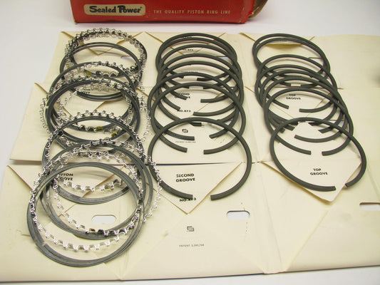 S-P  Engine Piston Ring Set 5893KX STD  For 1964-1966 Ford F-350