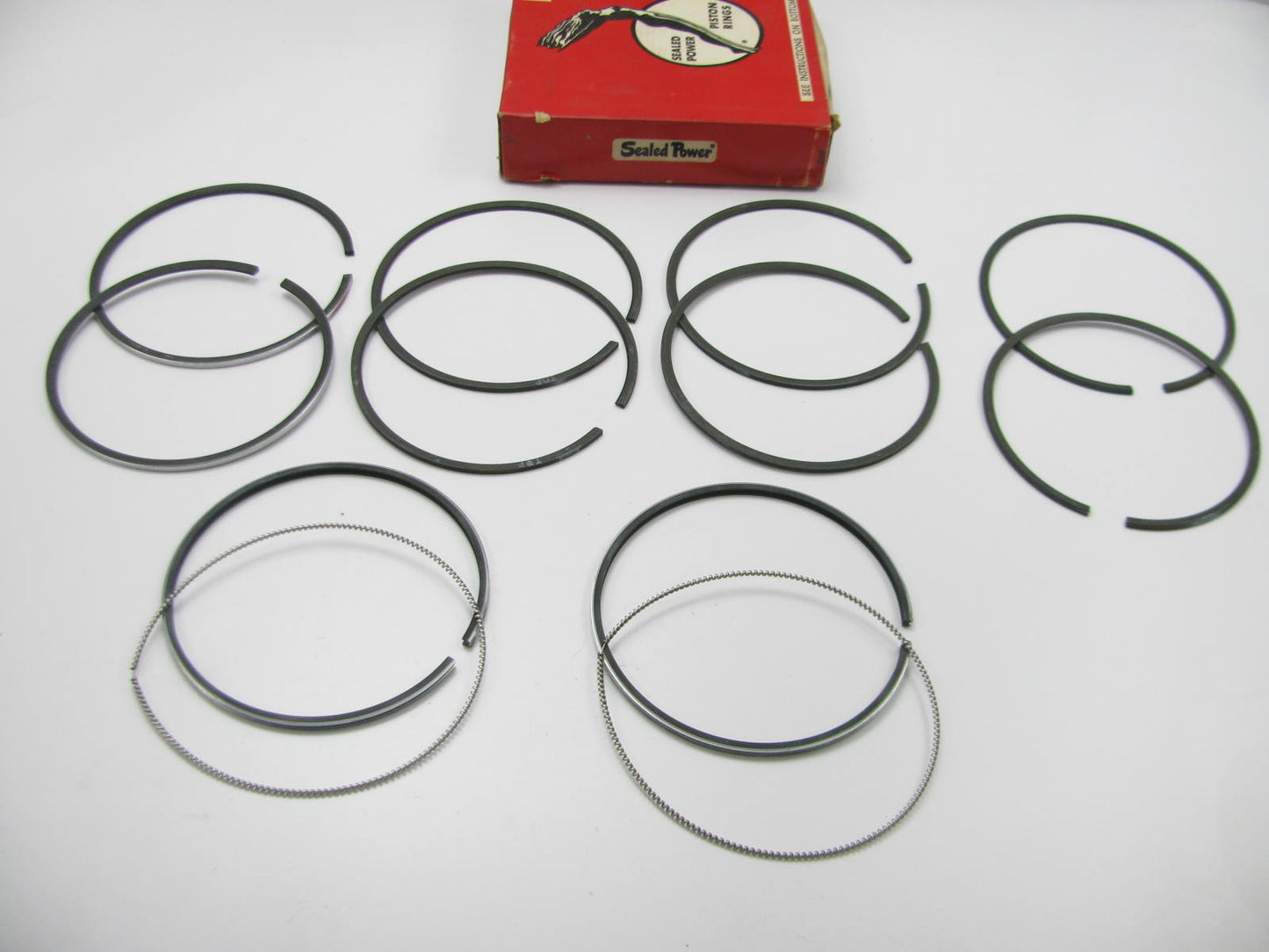 S. Power 5955KX 2-Cylinder Piston Rings Set For Cummins 5.5'' Bore NTC 350 VT700