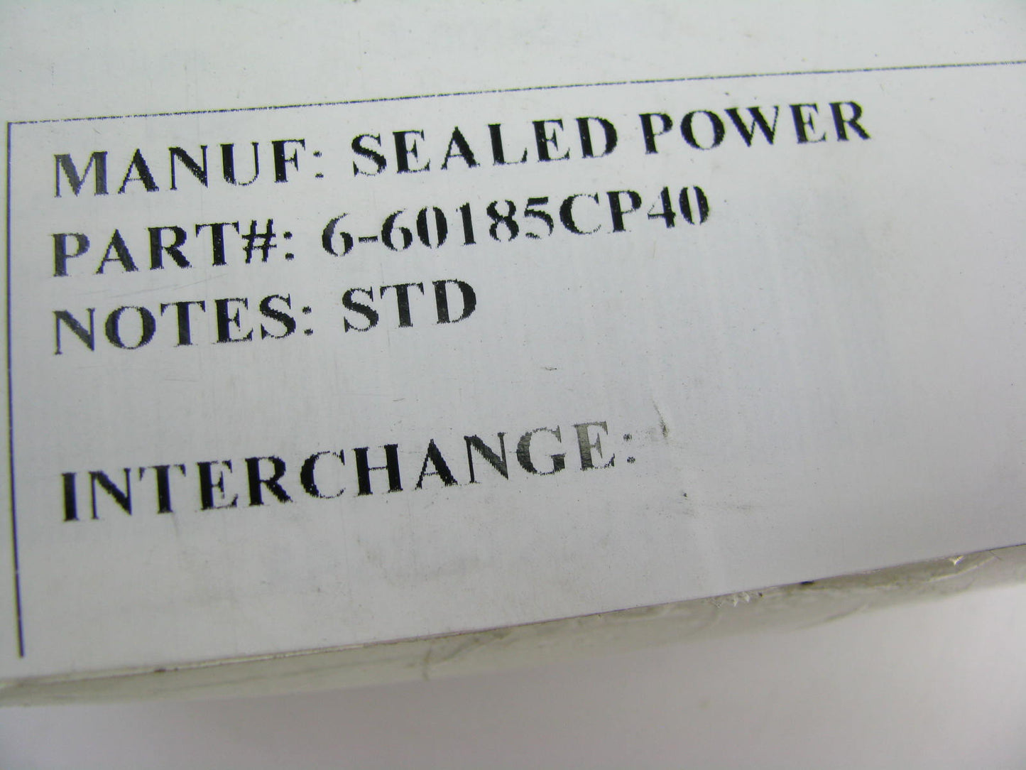 VOLVO TITAN 9.6L DIESEL TD100 Rod Bearings 0.040'' Size Sealed Power 60185CP-40