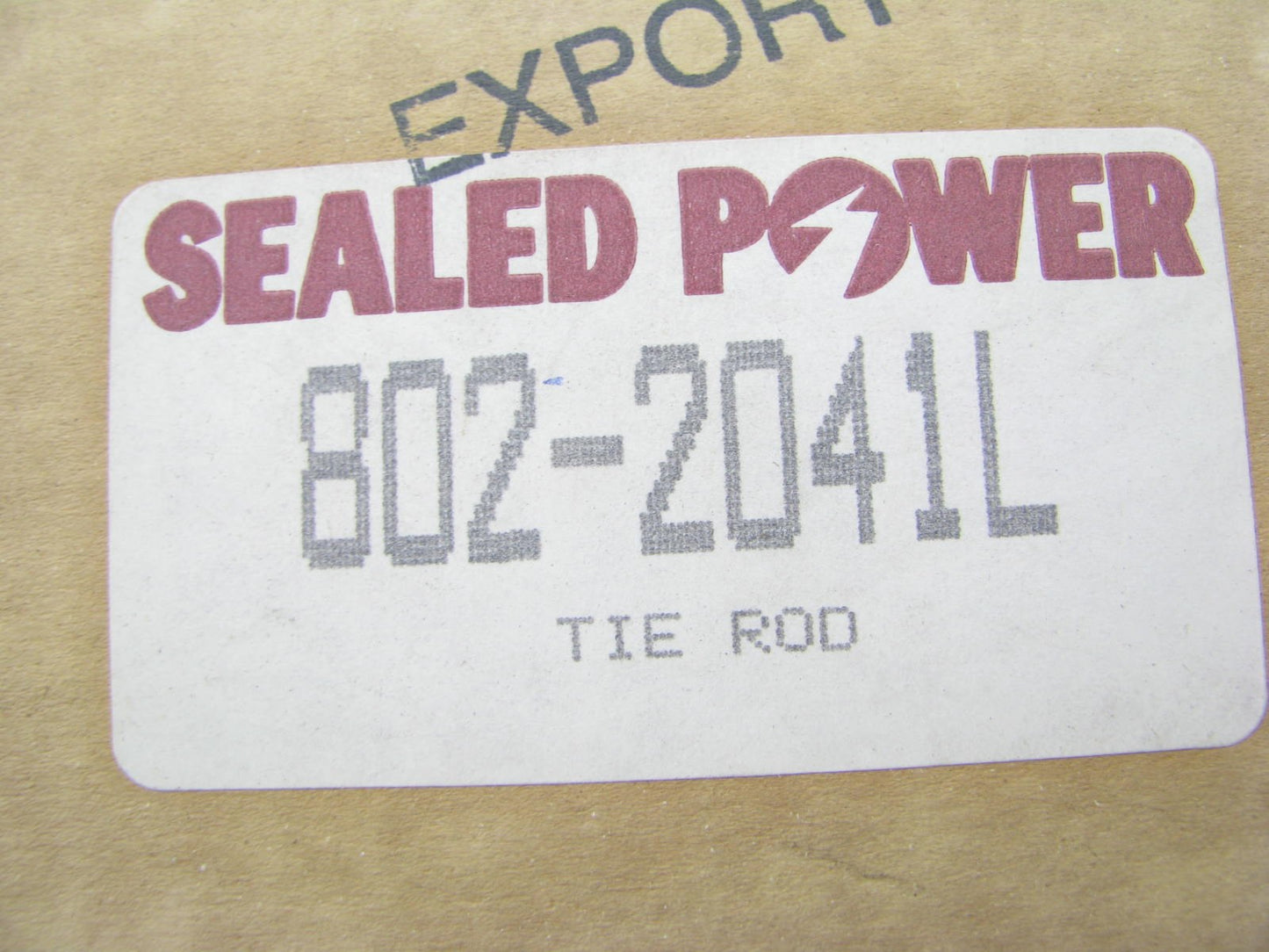 Sealed Power 802-2041L Left Outer Steering Tie Rod End