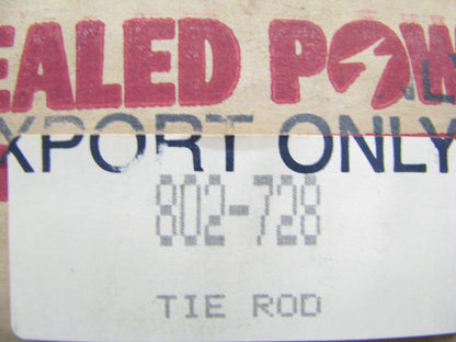 Sealed Power 802-728 Right Passengers Inner Steering Tie Rod End - 1965 Pontiac