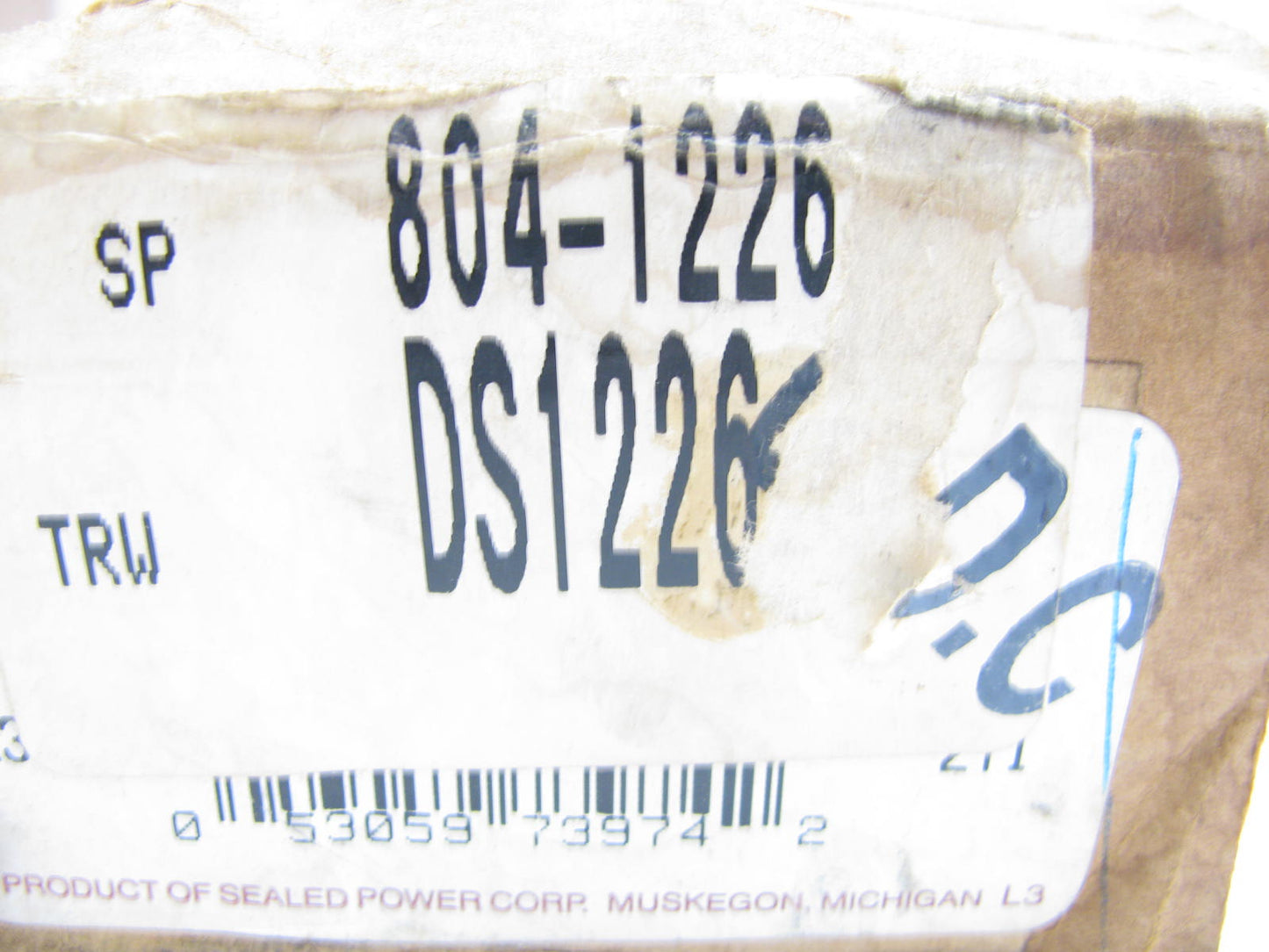 Sealed Power 804-1226 Steering Tie Rod End - Front Left Inner 2WD ONLY