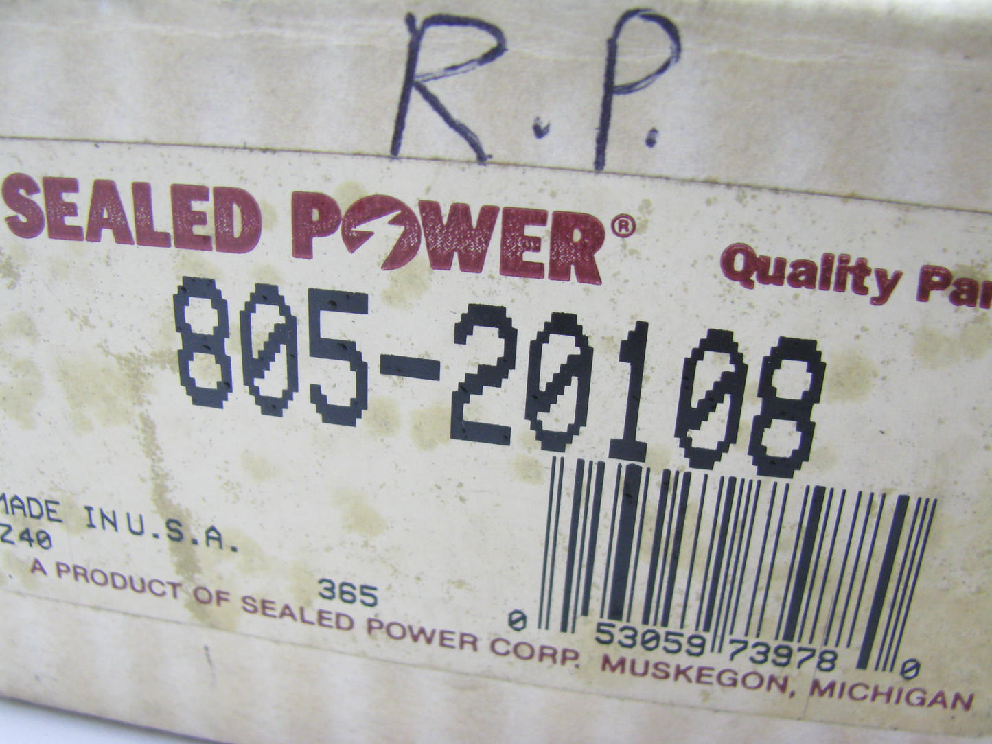 Sealed Power 805-20108 Suspension Control Arm Shaft Kit - Front Upper