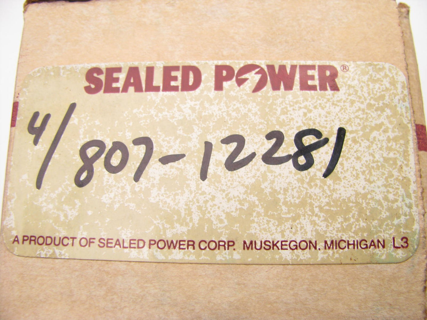 (4) Sealed Power 807-12281 Suspension Control Arm Bushing - Front Upper
