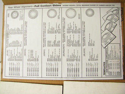 Sealed Power 817-14999 Rear Wheel Alignment FULL CONTACT SHIMS Kit