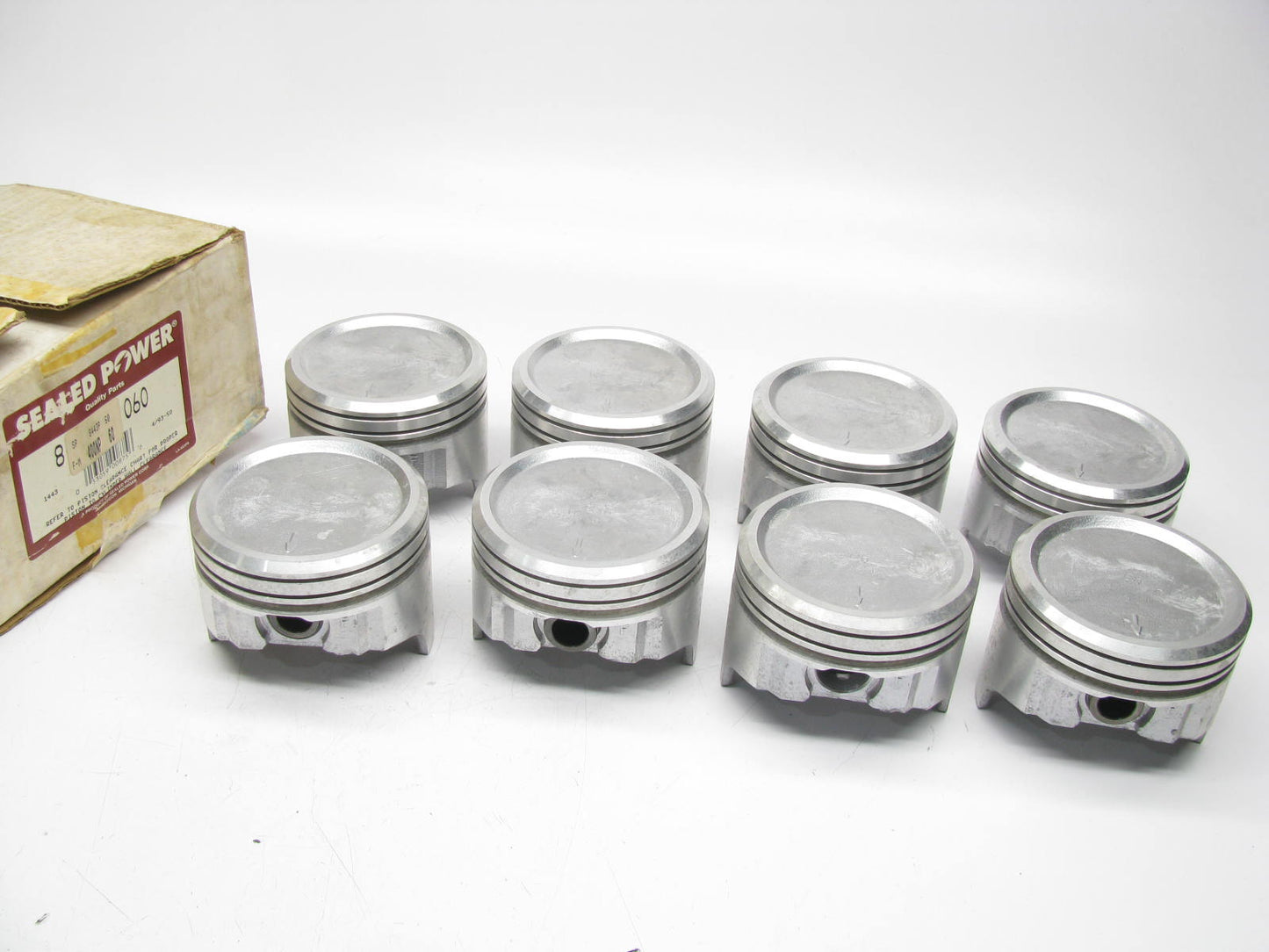 (8) Sealed Power 8443P-60 Engine Piston .060'' 1975-1980 Chevrolet 400