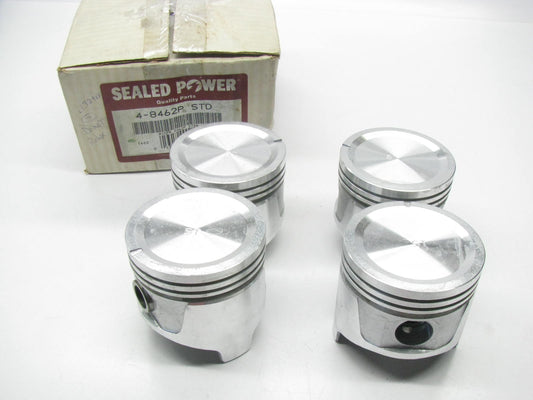 (4) Sealed Power 8462P Engine Pistons - Standard 1982-1985 GM Isuzu 1.8L-L4