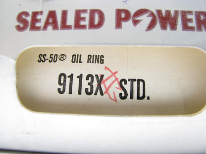 Sealed Power 9113X Engine Piston Rings - Standard Size