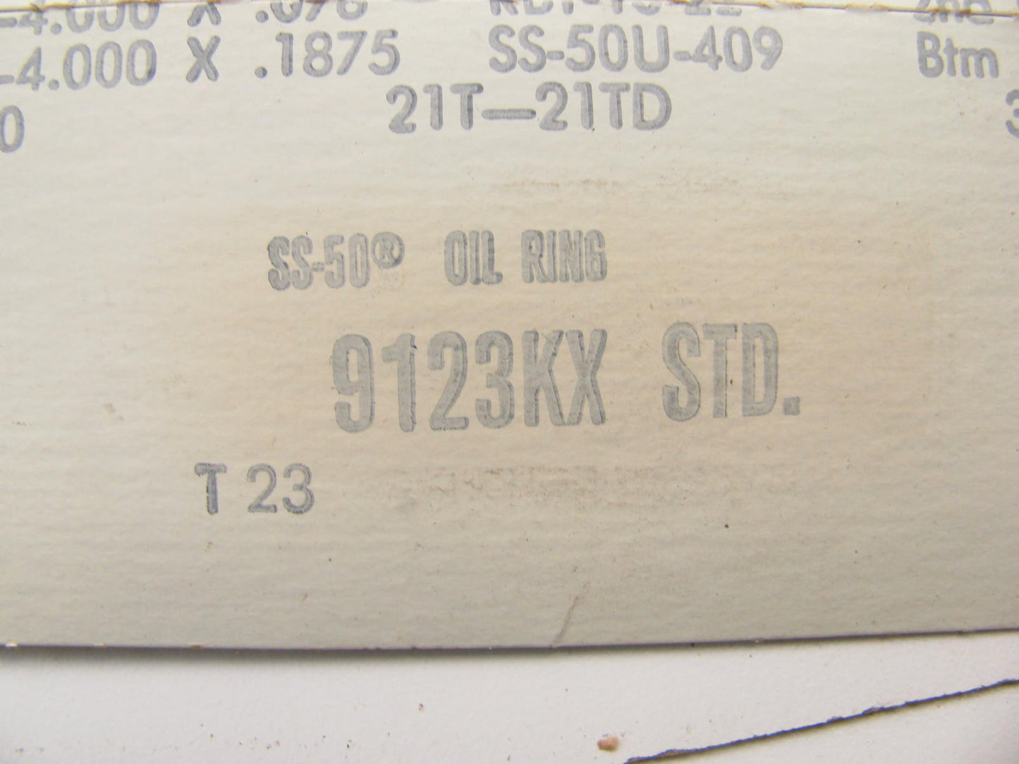 Sealed Power 9123KX Engine Piston Rings STD 1965-82 Chevrolet 302 400-V8