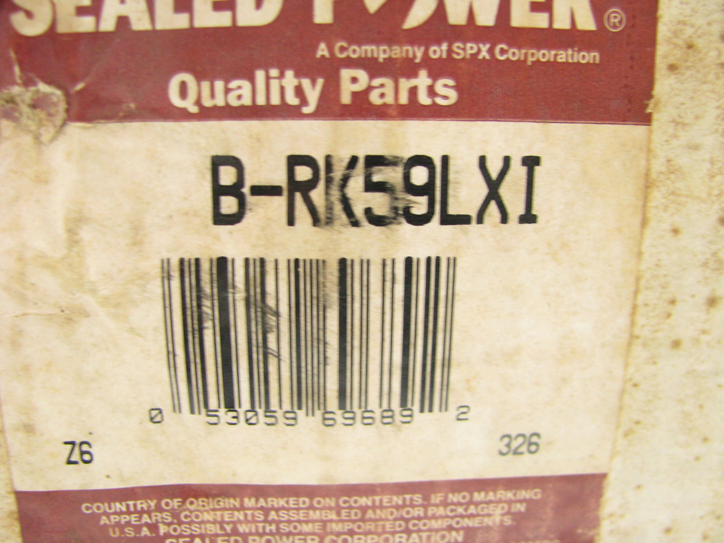 1986-1989 Honda Accord FRONT Wheel Hub Bearing Kit Sealed Power B-RK59LXI