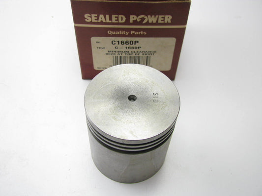 Sealed Power C1660P Cast Iron Engine Piston - Standard for I HC Tractor C-60
