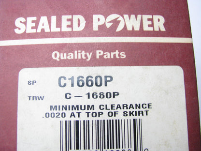 Sealed Power C1660P Cast Iron Engine Piston - Standard for I HC Tractor C-60