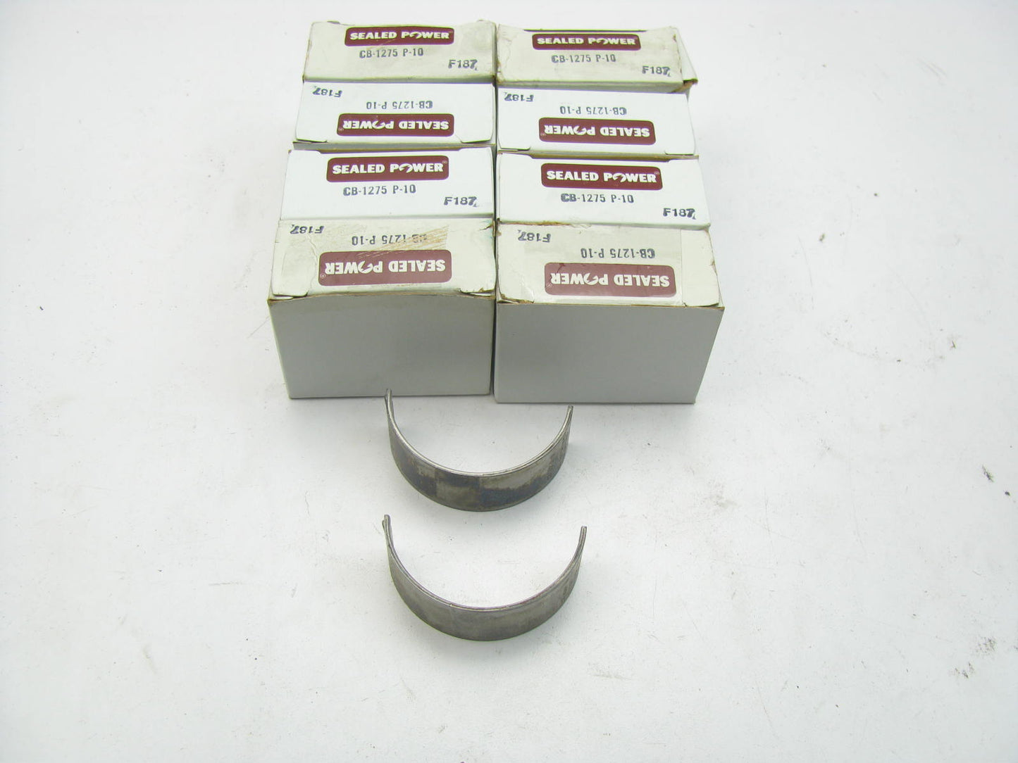 (8) Sealed Power CB-1275P-10 Connecting Rod Bearings .010'' 1968-80 Chevrolet SBC