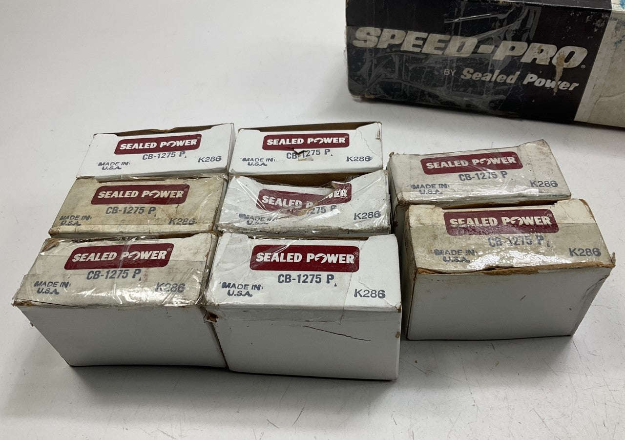 (8) Sealed Power CB-1275P Connecting Rod Bearings STD 1968-1989 Chevrolet SBC V8