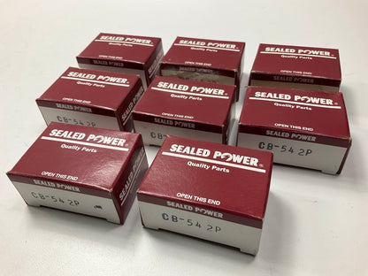 (8) Sealed Power CB-542P Connecting Rod Bearings STD - Cadillac 368 425 455 500
