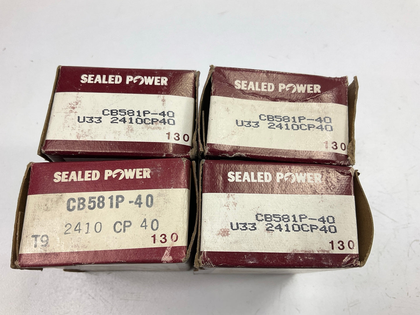 (4) Sealed CB-581P-40 Connecting Rod Bearings .040'' 1959-75 IHC 266 304 345 392