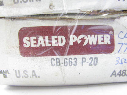 (8) Sealed Power CB-663P-20 Connecting Rod Bearings .020'' 65-12 Chevrolet SBC