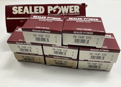 (8) Sealed Power CB743P Connecting Rod Bearings - Standard Chevrolet BBC 348-454