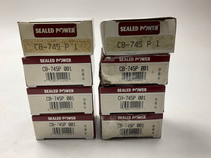 (8) Sealed CB-745P-001 Connecting Rod Bearings .001'' 55-67 Chevy 265 283 327-V8