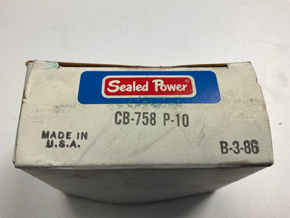 (4) Sealed Power CB-758P-10 Connecting Rod Bearings .010'' Pontiac 350, 400, 455