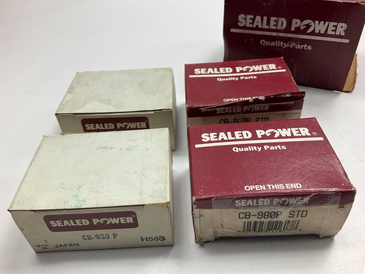(4) Sealed Power CB980P Connecting Rod Bearings STD For Datsun A12 A14 A15