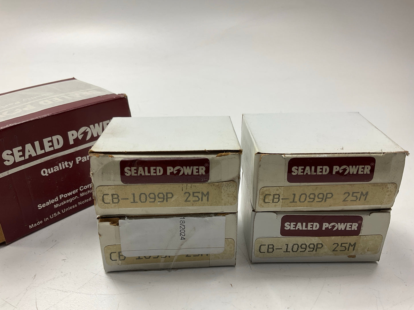 (4) Sealed Power CB1099P-25MM Connecting Rod Bearings .25mm 75-85 GM Isuzu 1.8L